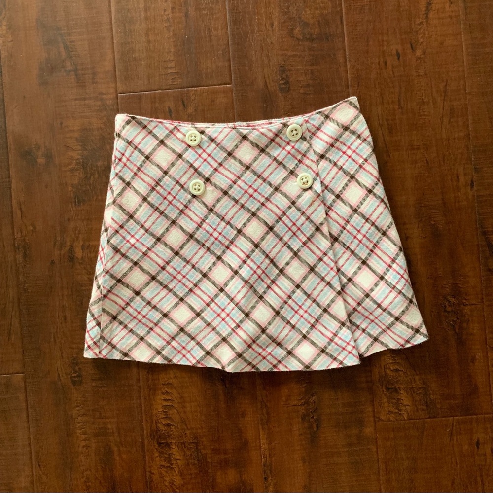 Gymboree plaid skirt, girls size 6.